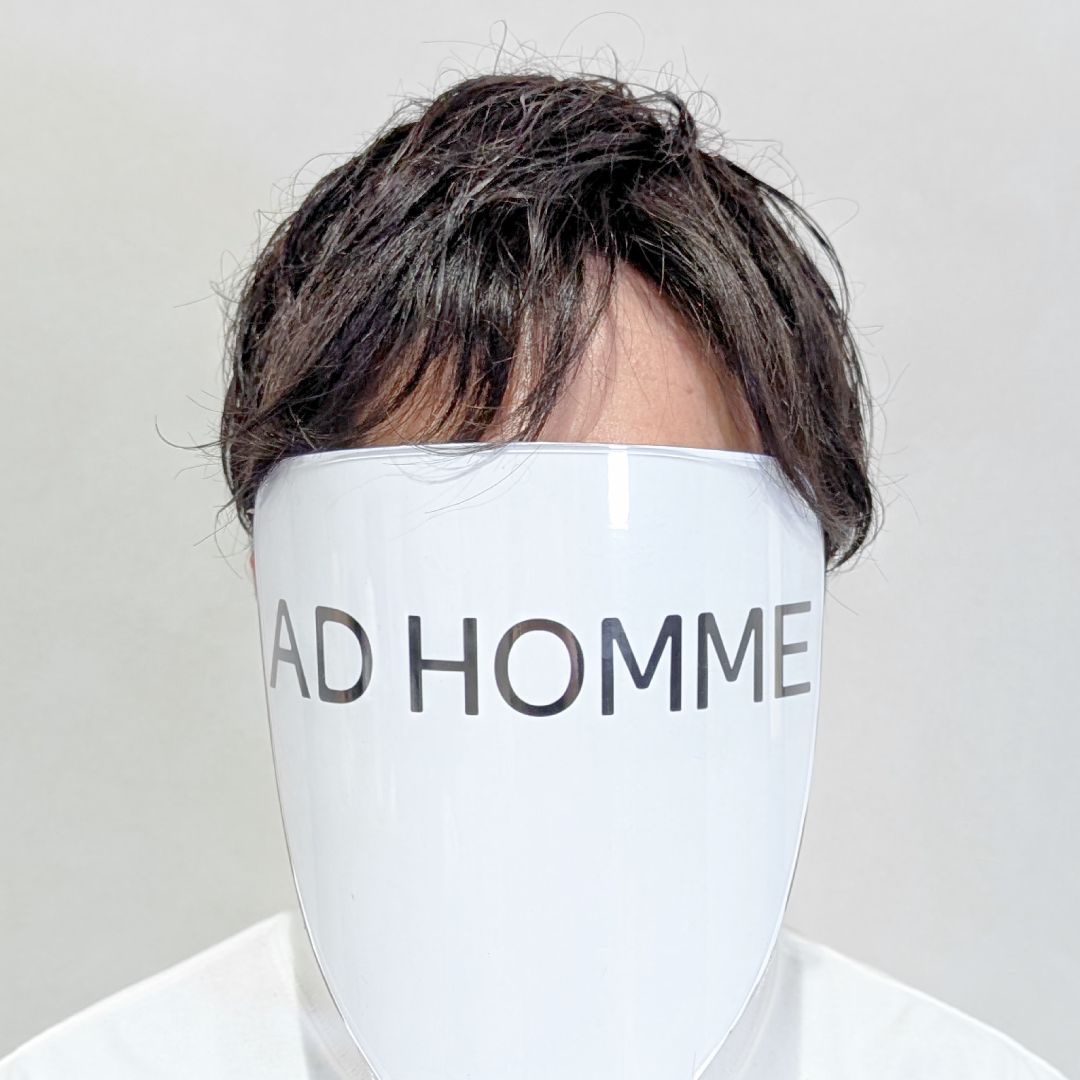 メンズウィッグ・かつら着用後写真【軽めナチュラルショートスタイル】