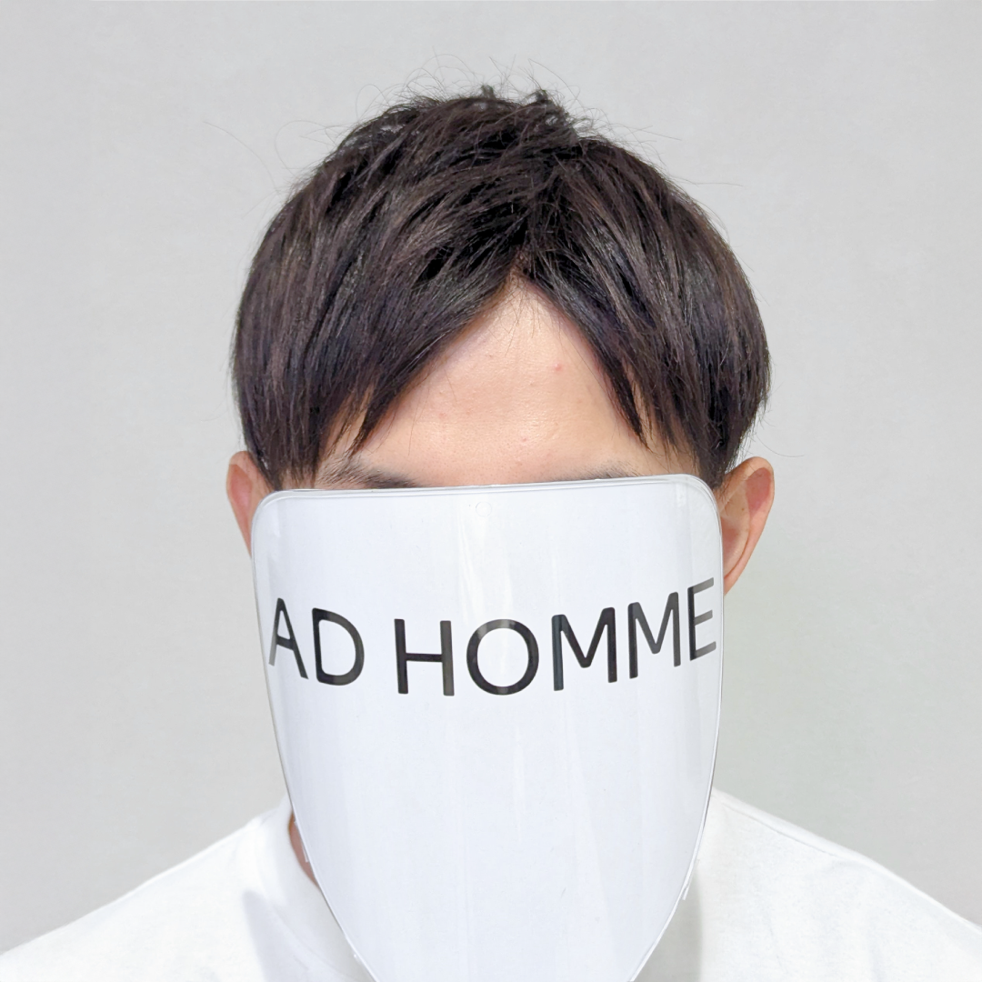 メンズウィッグ・かつら着用後写真【ナチュラルショートショートスタイル】