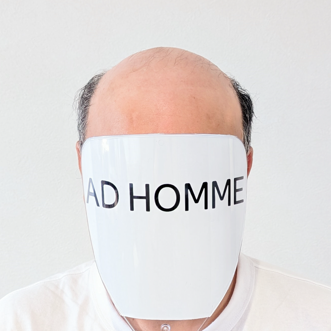 メンズウィッグ・かつら着用前写真【白髪MIXベリーショート】