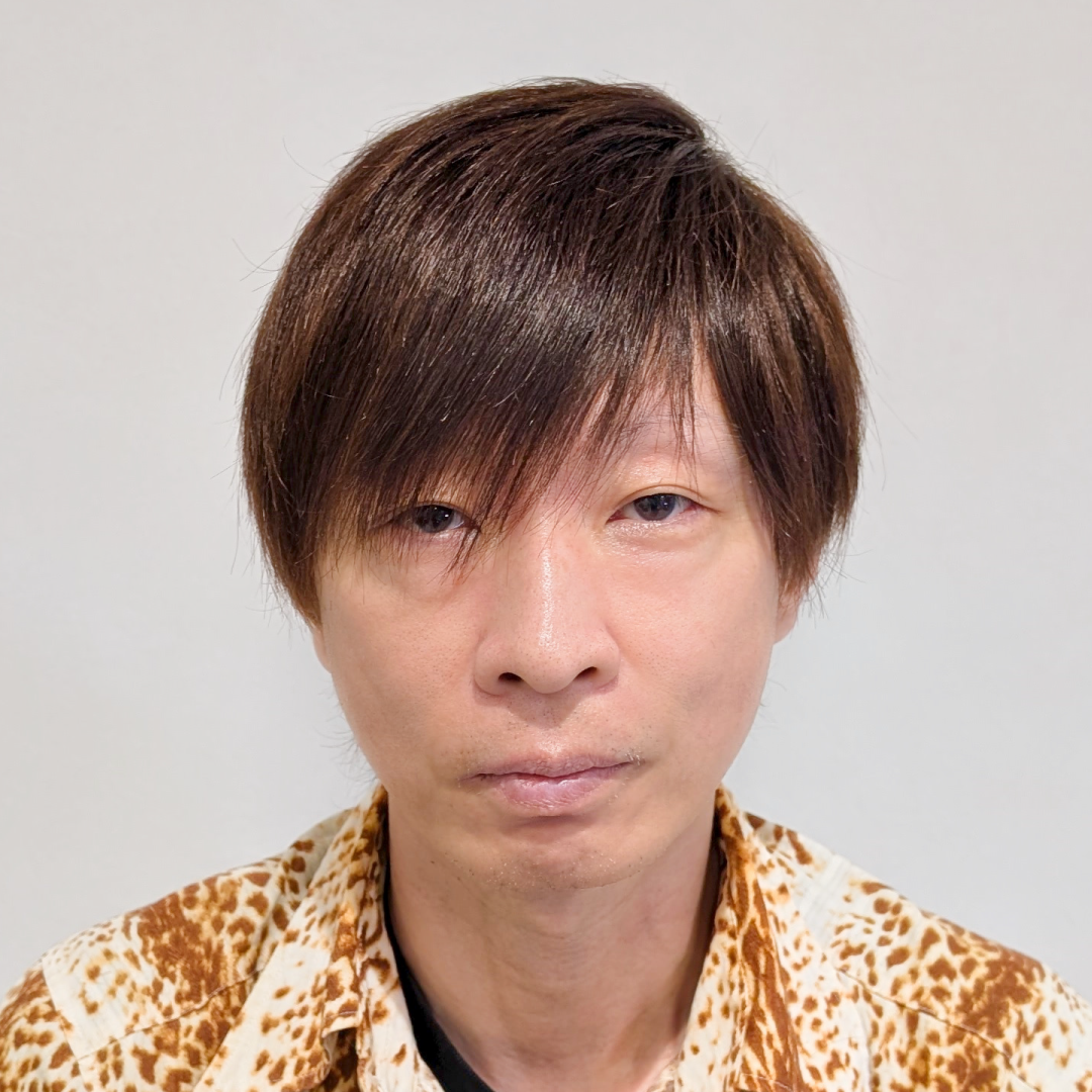 メンズウィッグ・かつら着用後写真【茶髪×軽めショートスタイル】