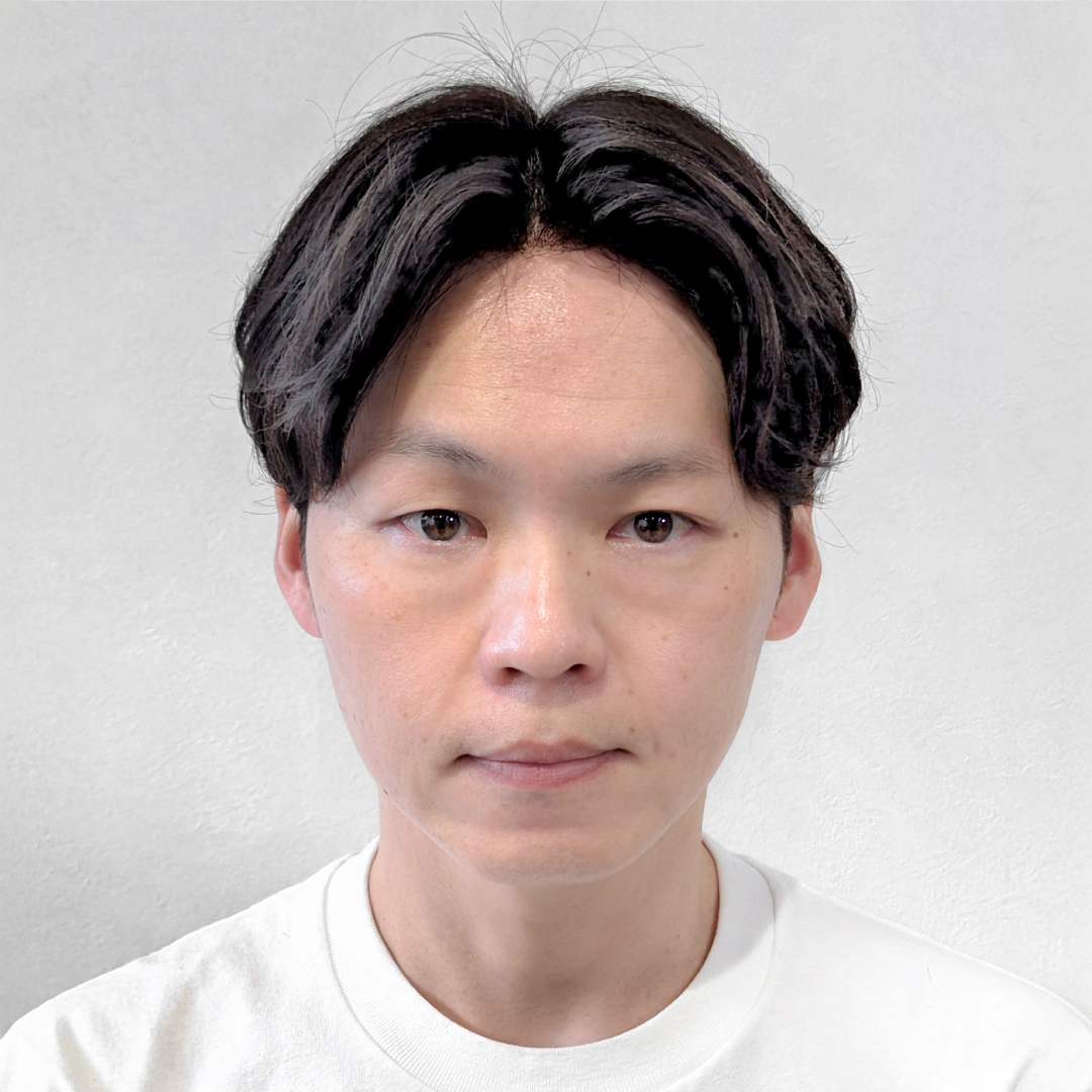 メンズウィッグ・かつら着用後写真【センターパートスタイル】