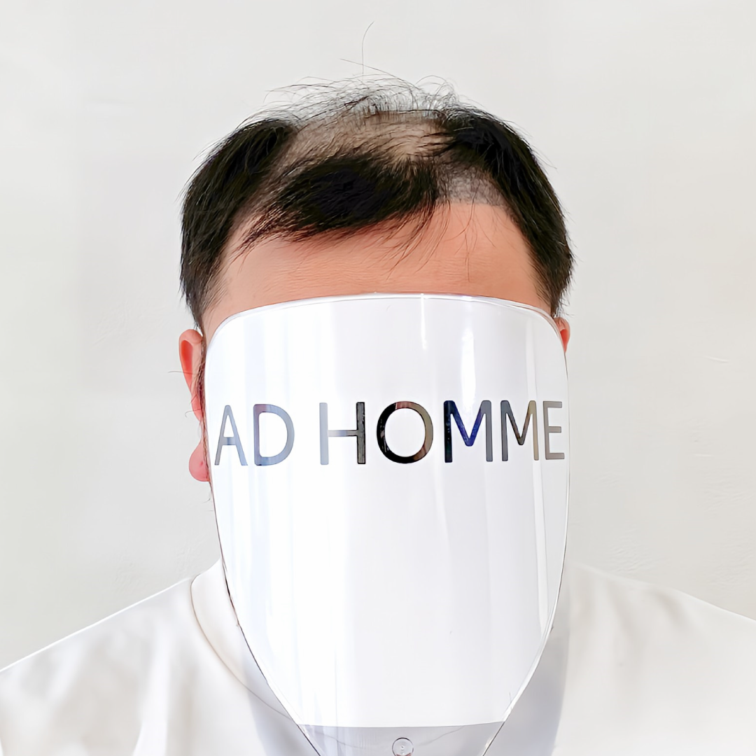 メンズウィッグ・かつら着用前写真【ベリーショートツーブロックスタイル】