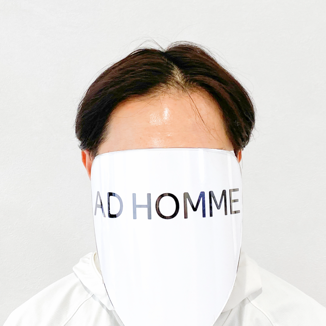 メンズウィッグ・かつら着用前写真【ナチュラルショート軽めマッシュスタイル】