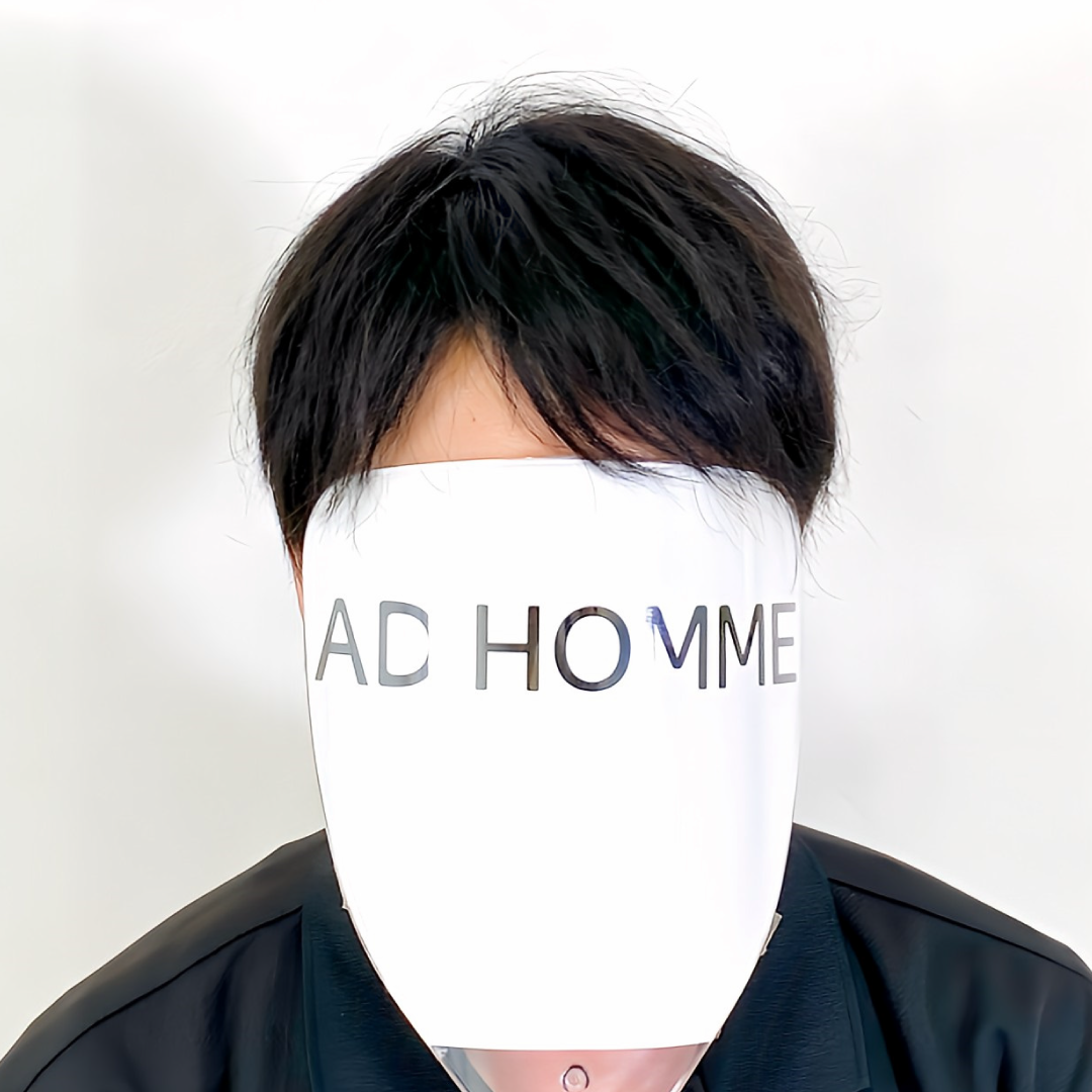 メンズウィッグ・かつら着用後写真【ソフトツーブロックタイトマッシュ】